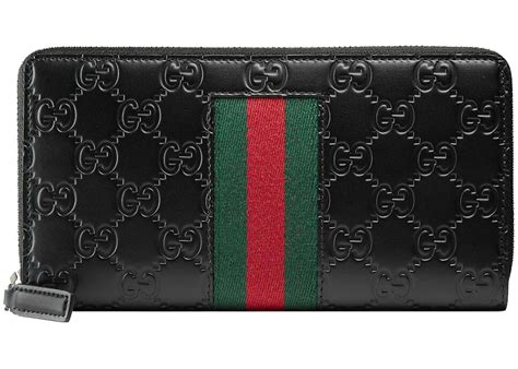 gucci zip around wallet ebay|gucci signature zip around wallet.